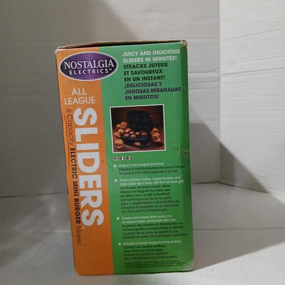 Nostalgia Electrics SM-500BLK Slider Maker-Black. - Picture 3 of 6